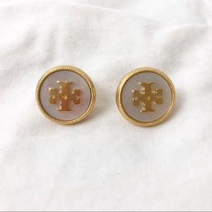 Tory Burch Kira Enamel Circle Earrings